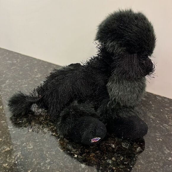 Ganz Webkinz Black Poodle Dog Stuffed Animal Plush Toy with Code - Picture 6 of 9